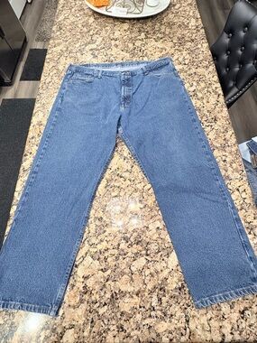 Wrangler Men's Straight-Leg Denim Jeans in Blue